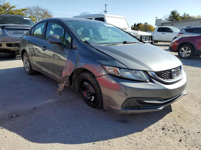 HONDA CIVIC LX 2013 with VIN 19XFB2F50DE060148 - Photo from auction