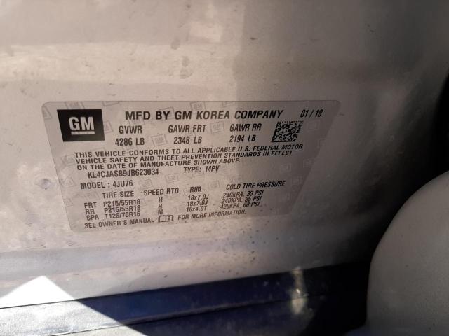 Photo 10 from auction – 2018 BUICK ENCORE PRE with VIN KL4CJASB9JB623034