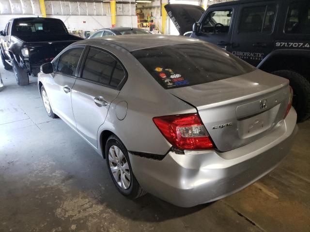 Photo 3 from auction – 2012 HONDA CIVIC DX with VIN 19XFB2F22CE002563