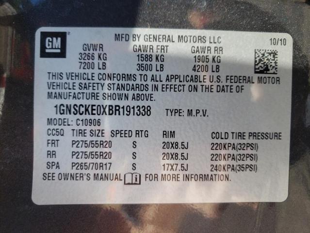 Photo 10 from auction – 2011 CHEVROLET SUBURBAN C with VIN 1GNSCKE0XBR191338
