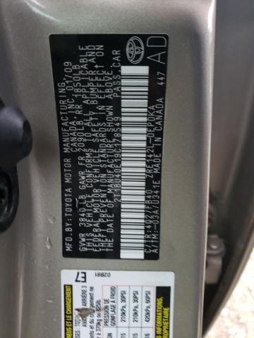 Photo 10 from auction – 2009 TOYOTA COROLLA BA with VIN 2T1BU40E19C178549