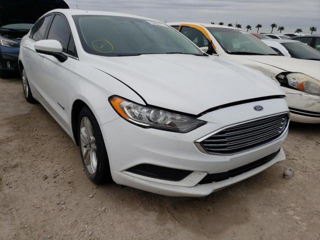 FORD FUSION SE 2018 with VIN 3FA6P0LU8JR138753 - Photo from auction