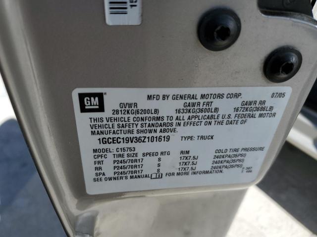 Photo 10 from auction – 2006 CHEVROLET SILVERADO with VIN 1GCEC19V36Z101619