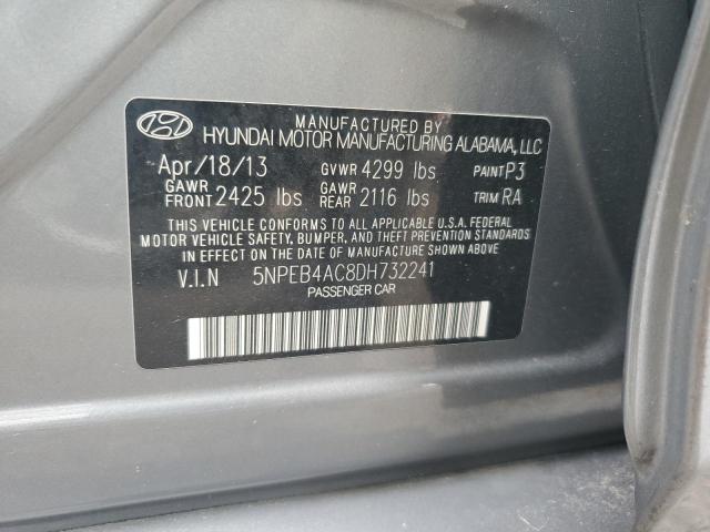 Photo 10 from auction – 2013 HYUNDAI SONATA GLS with VIN 5NPEB4AC8DH732241