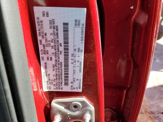 Photo 10 from auction – 2019 FORD ESCAPE SEL with VIN 1FMCU0HD6KUA76595