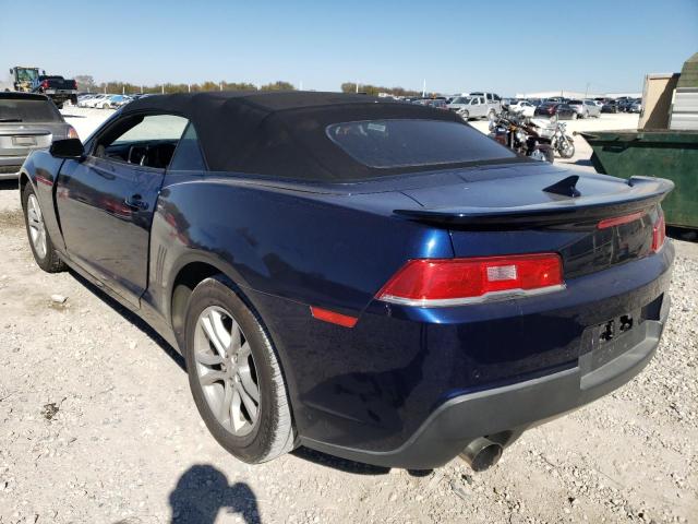 Photo 3 from auction – 2015 CHEVROLET CAMARO LT with VIN 2G1FD3D35F9275486