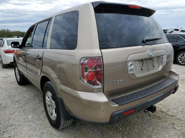 Photo 3 from auction – 2007 HONDA PILOT LX with VIN 5FNYF28197B018065