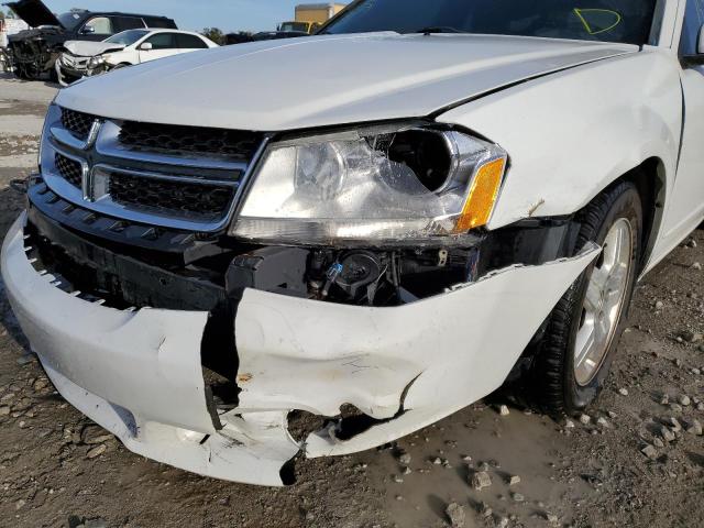 Photo 9 from auction – 2012 DODGE AVENGER SX with VIN 1C3CDZCB2CN156992