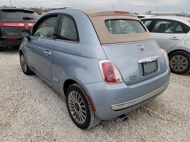 Photo 3 from auction – 2013 FIAT 500 LOUNGE with VIN 3C3CFFER7DT583797