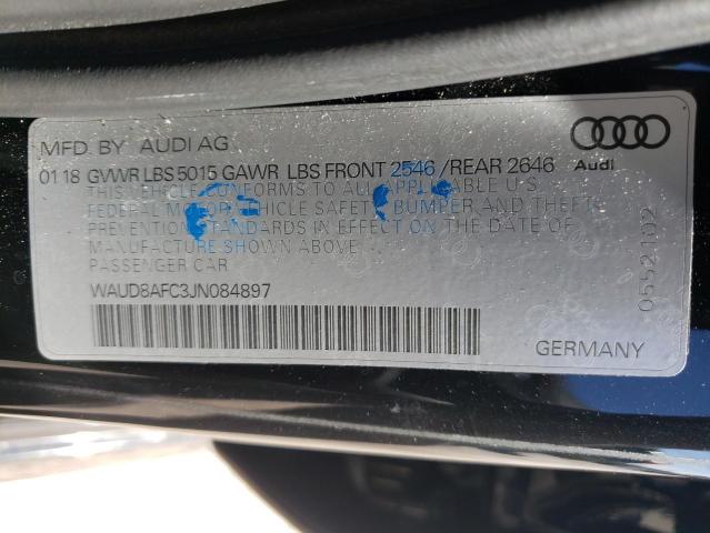 Photo 10 from auction – 2018 AUDI A6 PREMIUM with VIN WAUD8AFC3JN084897