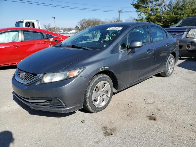 Photo 2 from auction – 2013 HONDA CIVIC LX with VIN 19XFB2F50DE060148