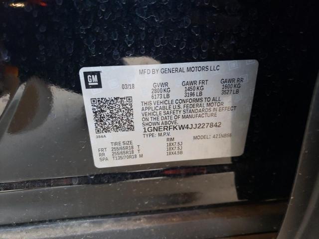 Photo 10 from auction – 2018 CHEVROLET TRAVERSE L with VIN 1GNERFKW4JJ227842