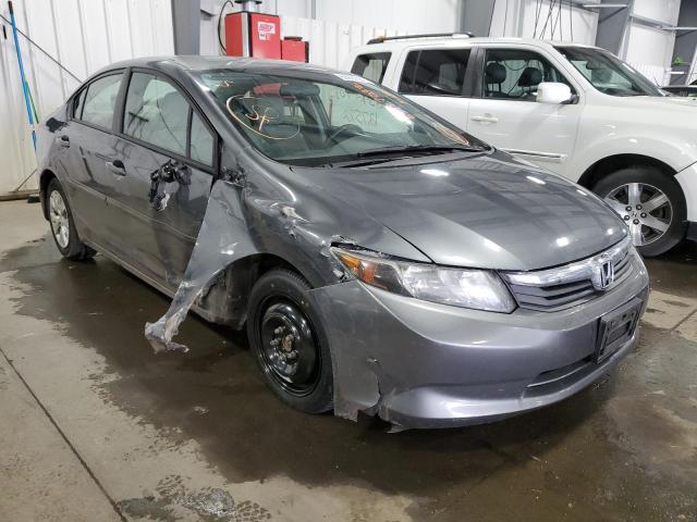 HONDA CIVIC LX 2012 with VIN 19XFB2F52CE036660 - Photo from auction