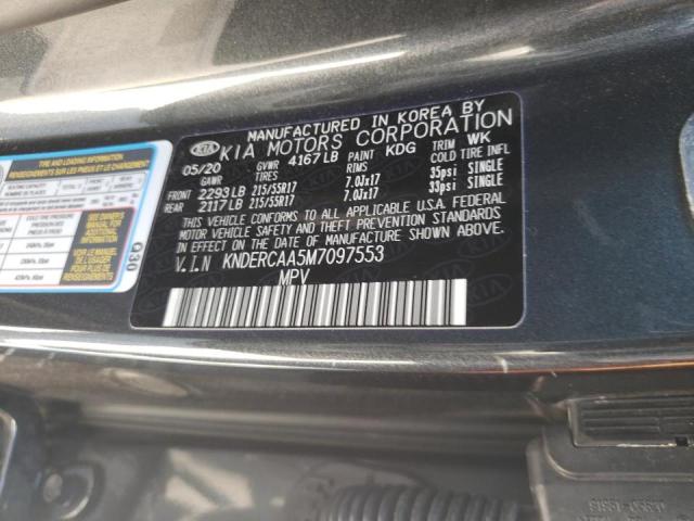 Photo 10 from auction – 2021 KIA SELTOS EX with VIN KNDERCAA5M7097553
