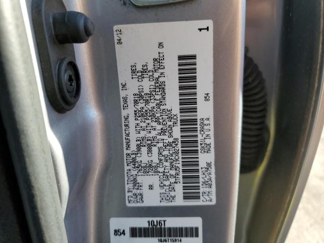 Photo 10 from auction – 2012 TOYOTA TUNDRA DOU with VIN 5TFRU5F19CX027458