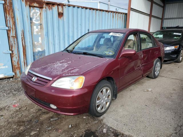 Photo 2 from auction – 2003 HONDA CIVIC EX with VIN 2HGES26853H526473