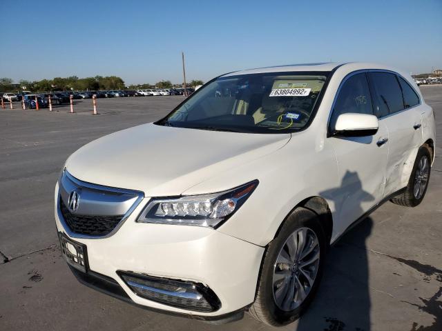 Foto 2 de la subasta – 2016 ACURA MDX TECHNO con VIN 5FRYD3H64GB014480