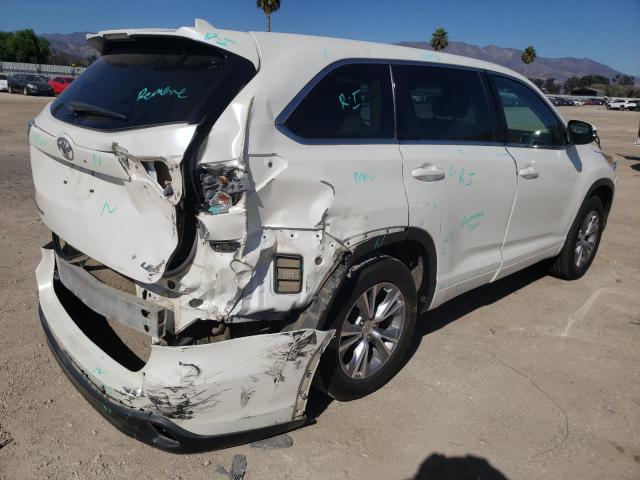 Photo 4 from auction – 2015 TOYOTA HIGHLANDER with VIN 5TDZKRFH3FS057222