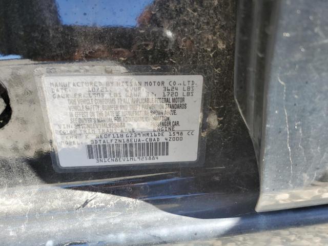 Photo 10 from auction – 2021 NISSAN VERSA SV with VIN 3N1CN8EV1ML925884