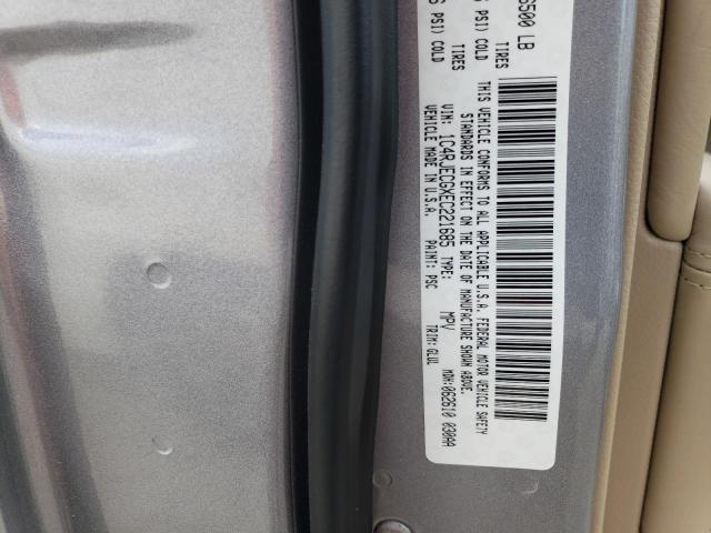 Photo 10 from auction – 2014 JEEP GRAND CHER with VIN 1C4RJECGXEC221685