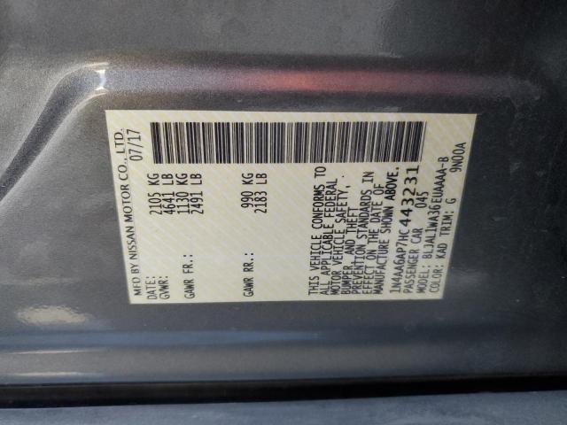 Photo 10 from auction – 2017 NISSAN MAXIMA 3.5 with VIN 1N4AA6AP7HC443231