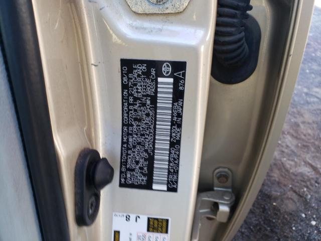 Photo 10 from auction – 2010 TOYOTA PRIUS with VIN JTDKN3DU6A0223511
