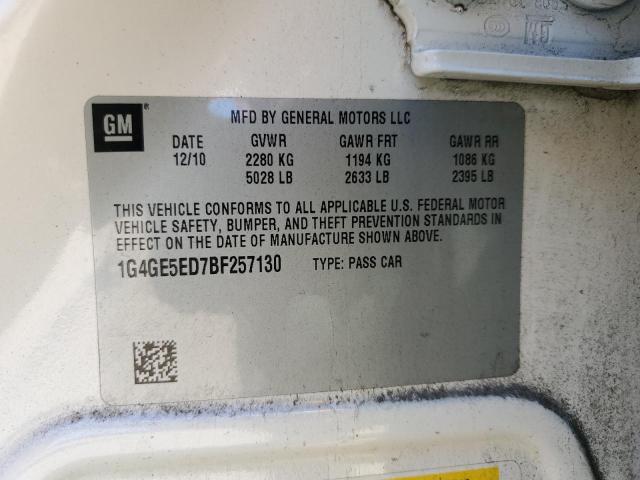 Photo 10 from auction – 2011 BUICK LACROSSE C with VIN 1G4GE5ED7BF257130