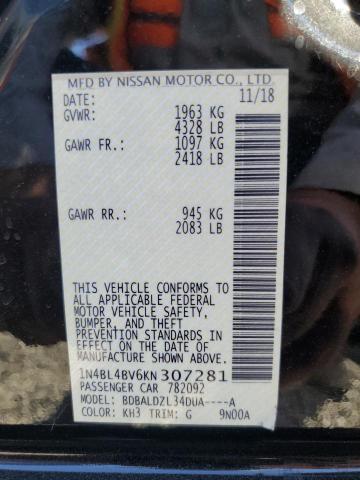 Photo 10 from auction – 2019 NISSAN ALTIMA S with VIN 1N4BL4BV6KN307281
