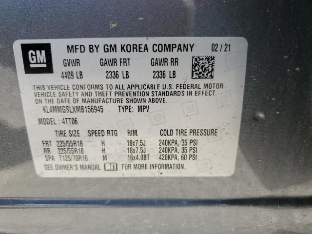Photo 10 from auction – 2021 BUICK ENCORE GX with VIN KL4MMGSLXMB156945