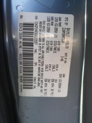 Photo 10 from auction – 2006 DODGE GRAND CARA with VIN 1D4GP24R36B633557
