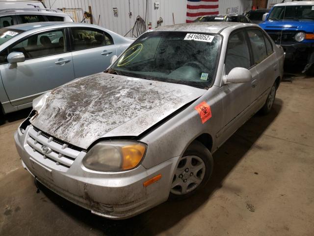 Photo 2 from auction – 2005 HYUNDAI ACCENT GL with VIN KMHCG45C15U630351