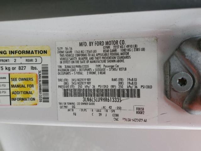 Photo 10 from auction – 2017 LINCOLN MKZ HYBRID with VIN 3LN6L5LU9HR613335