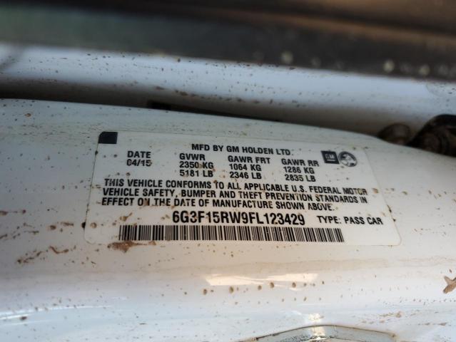 Photo 10 from auction – 2015 CHEVROLET SS with VIN 6G3F15RW9FL123429