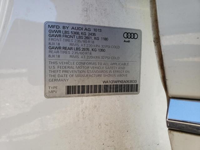 Photo 10 from auction – 2014 AUDI Q5 PREMIUM with VIN WA1CFAFPXEA053533