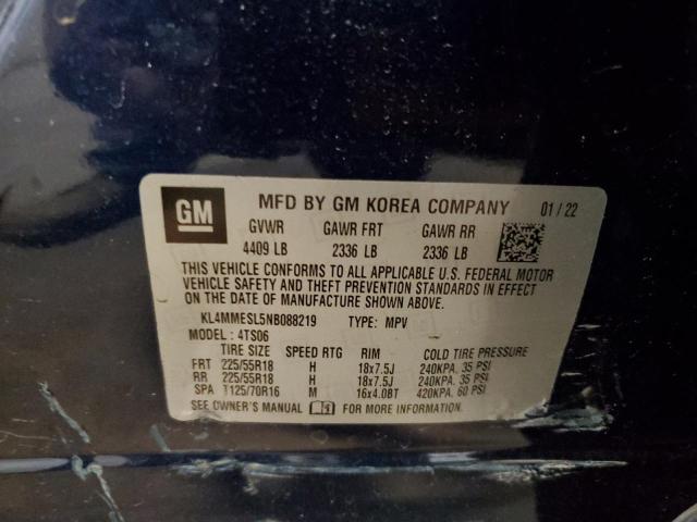 Photo 10 from auction – 2022 BUICK ENCORE GX with VIN KL4MMESL5NB088219