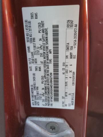 Photo 10 from auction – 2014 FORD ESCAPE SE with VIN 1FMCU0GX4EUB62729