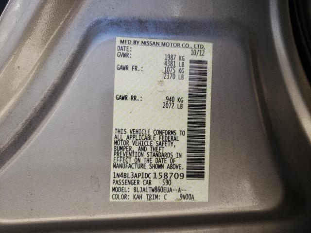 Photo 10 from auction – 2013 NISSAN ALTIMA 3.5 with VIN 1N4BL3AP1DC158709
