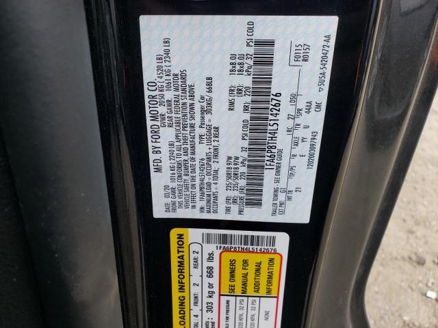 Photo 10 from auction – 2020 FORD MUSTANG with VIN 1FA6P8TH4L5142676