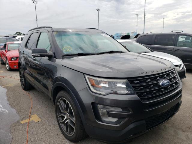 FORD EXPLORER S 2016 with VIN 1FM5K8GT0GGB33448 - Photo from auction