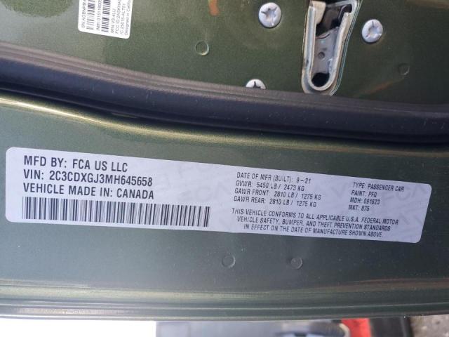 Photo 10 from auction – 2021 DODGE CHARGER SC with VIN 2C3CDXGJ3MH645658