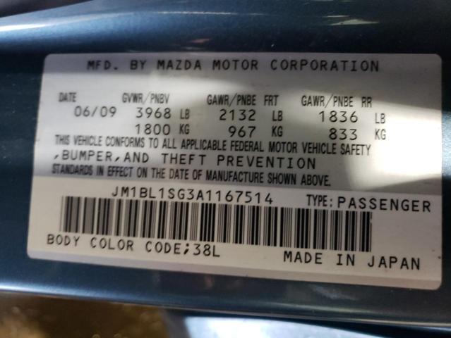 Photo 10 from auction – 2010 MAZDA 3 I with VIN JM1BL1SG3A1167514