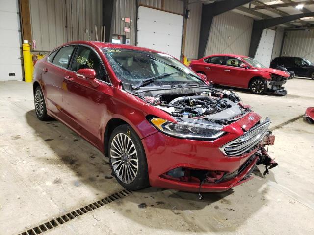 FORD FUSION SE 2017 with VIN 3FA6P0T97HR139110 - Photo from auction