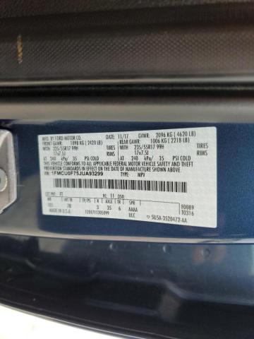 Photo 10 from auction – 2018 FORD ESCAPE S with VIN 1FMCU0F75JUA93299