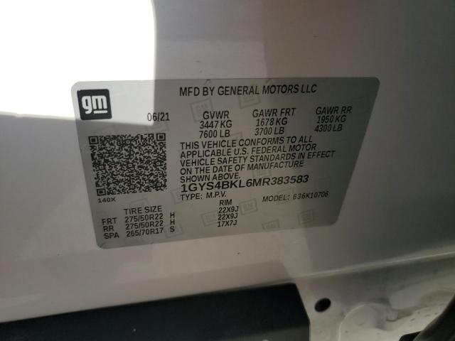Photo 10 from auction – 2021 CADILLAC ESCALADE P with VIN 1GYS4BKL6MR383583