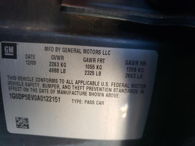 Photo 10 from auction – 2010 CADILLAC CTS PREMIU with VIN 1G6DP5EV0A0122151