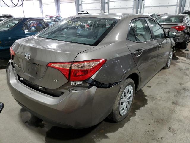 Photo 4 from auction – 2017 TOYOTA COROLLA L with VIN 2T1BURHEXHC921497