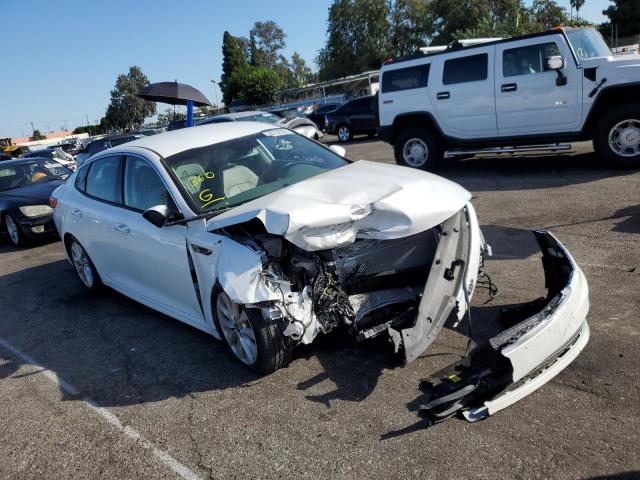 KIA OPTIMA EX 2018 with VIN 5XXGU4L30JG196912 - Photo from auction