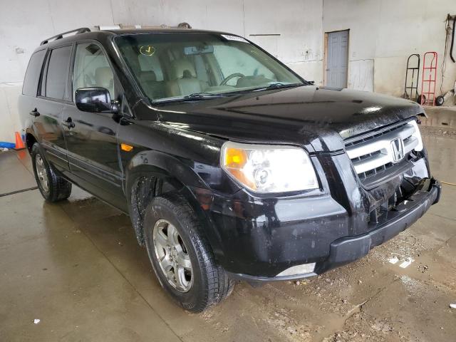 HONDA PILOT EXL 2007 with VIN 5FNYF18627B030662 - Photo from auction