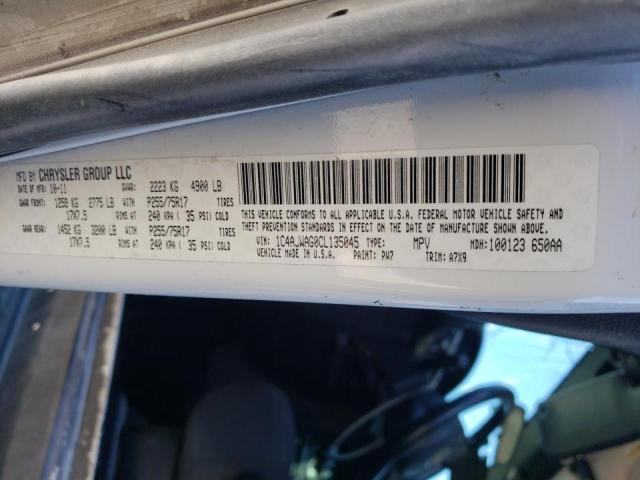 Photo 10 from auction – 2012 JEEP WRANGLER S with VIN 1C4AJWAG0CL135045