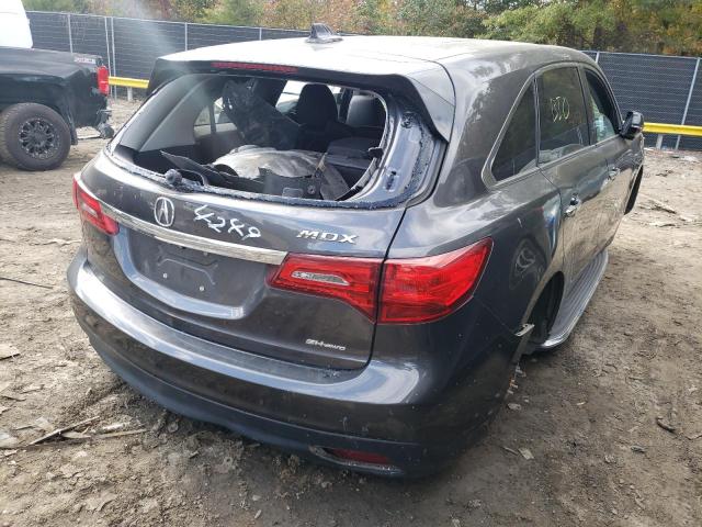Photo 4 from auction – 2014 ACURA MDX TECHNO with VIN 5FRYD4H45EB004249